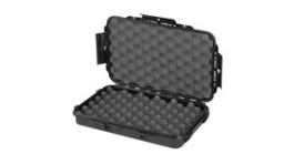 RND 600-00287, Watertight Case with Convulated Foam, 3.26l, 350x230x59mm, Polypropylene (PP), Black, RND Lab