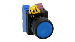 YW1B-M1S, Pushbutton Switch Actuator, Plastic, Blue, Momentary Function, IDEC