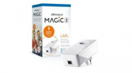 8255, Powerline Magic2 LAN Extension Adapter 1x 10/100/1000 2.4Gbps, Devolo