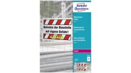 3487 [100 шт], Weatherproof Film, A4, 100 Sheets, White, Zweckform
