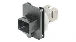 1963490000, Straight Adapter, RJ45 Socket - RJ45 Socket, Weidmuller