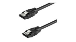 SATRD60CM, Round SATA Cable 600 mm Black, StarTech.com