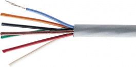 1896/4C SL001 [305 м], Control cable 4 x 0.5 mm2 Unshielded Stranded Tin-Plated Copper Wire Grey, Alpha Wire