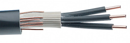 EKKJ 4X10,0/10,0SVART T500, Mains cable unshielded 4, Ericsson