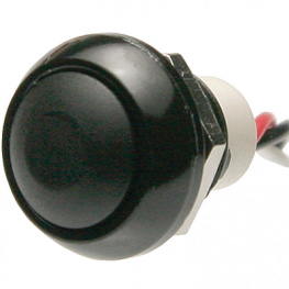 IHSR36F2, Push-button Switch Momentary function black, APEM