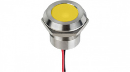 Q22Y5SXXY24E, LED Indicator Yellow 24 VDC, APEM