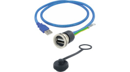 1310-0004-05, Кабель / адаптер; гнездо USB A, вилка USB A; 1310; V: USB 2.0, Encitech Connectors