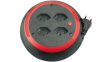 1100542 Extension Cable Reel, Horizontal Comfort-Line IP20 PVC 4m 4x Type J (T13) - Type J (T12)