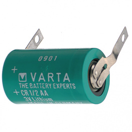 CR 1/2 AA LF, Lithium battery 3 V 950 mAh, Varta