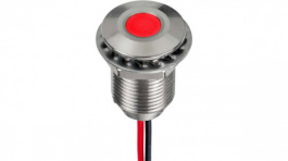 Q10F5SXXR12E, LED Indicator Red 12 VDC, APEM