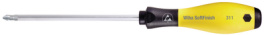08186, Отвертка; крестовая Phillips; PH2; Дл.лезвия: 100мм; Длина: 218мм, Wiha
