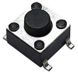 RND 210-00204, PCB Tactile Switch , 50 mA, 12 VDC, RND Components