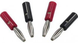 RND 350-00012, Banana Plug Set 40 mm Red + Black, RND Lab