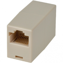 TA-1088, Modular connectors 2x RJ45 f/f cross-wired unshielded, Maxxtro