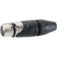 AX5F XLR, Cable socket, 5 Poles AX Soldering Connection Nickel - Plated