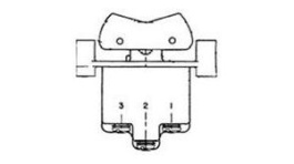 2TP1-70, Rocker Switch, DPDT, Latched And Momenta, Honeywell