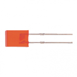 L-113HDT, LED; прямоугольная; 5x2мм; красный; 0,5-1мкд; 110°; 20мА; 2,25?2,5В, Kingbright