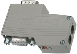 144536, D-Sub Connector D-SUB Connector, 9-Pin / D-sub Socket 9-Pole, Erni / TE