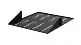 CABSHF2POSTV2, Vented 2 Post Rack Shelf, 508mm, Black, StarTech.com