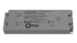 RND 500-00044, LED Driver, DALI Dimmable CV, 25W 1.04A 24V IP20, RND power