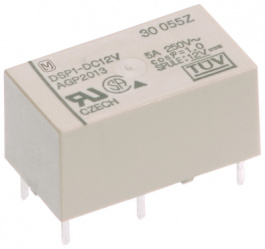 DSP1AL24D, PCB power relay 24 VDC 150 mW, Panasonic