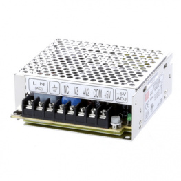 RT-50B, Блок питания: импульсный; модульный; 50Вт; 5ВDC; 12ВDC; -12ВDC, MEAN WELL