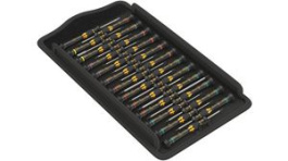 05134019001, Kraftform Micro ESD Big Pack 1 Screwdriver Set for Electronic Applications, 25 Pieces, Wera Tools