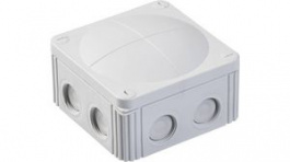 COMBI 607 BlACk, Junction Box 110x110x66mm Black Polypropylene IP66/IP67, WISKA LTD