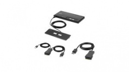 F1DN102MOD-PP-4, 2-Port 1 Monitor KVM Switch with RPP4.0 with Remote, BELKIN