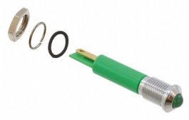 Q8P1CXXG220E, LED Indicator green 230 VAC, APEM