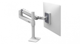 45-537-216, Desk Mount LCD Monitor Arm, 34", 100x100/75x75, 11.3kg, White, Ergotron