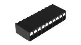 2086-1210, Wire-To-Board Terminal Block, THT, 3.5mm Pitch, Right Angle, Push-In, 10 Poles, Wago