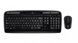 920-003968, Keyboard and Mouse, 1000dpi, MK330, FR France, AZERTY, Wireless, Logitech