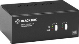 KV6222A, 2-Port KVM Switch, DisplayPort, USB, Audio, Black Box
