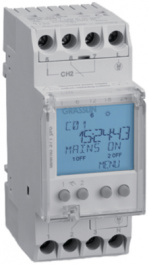 TALENTO 372 PRO, Time Clock Relay DIN-Rail, Week, 1 Change-Over (CO) / 1 Make, Grasslin