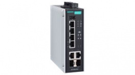 EDS-P506E-4POE-2GTXSFP, Industrial Ethernet Switch 6 RJ45/SFP IP40, Moxa