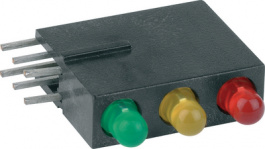 1881.8720, LED; в корпусе; красный,зеленый,желтый; 2,8мм; Кол-во диод: 3, Mentor