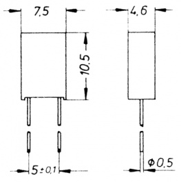00612224, Inductor, radial 1 mH 0.13 A +-5%, Neosid