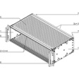 21500-080 19'' Subrack 6 HE/84 TE
