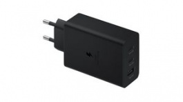 EP-T6530NBEGEU, USB Wall Charger, Euro Type C (CEE 7/16) Plug - USB A Socket/USB C Socket, 65W, Samsung