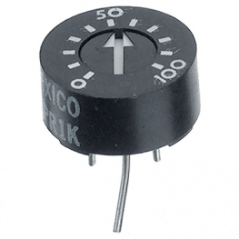 93PR100KLF, Trimmer Potentiometer 100 kOhm 1 W, BI Technologies