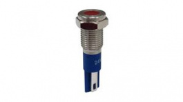 RND 210-00697, Vandal Resistant LED Indicator, Red, 8mm, 24VDC, Soldering Lugs, RND Components