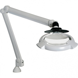 CIRCUS WHITE/BLACK DE, Magnifying Glass Lamp 1.9x, Crown glass, Glamox Luxo