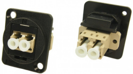 CP30214X, Fiber Optic, LC Duplex MM, Feedthru Connector, Cliff
