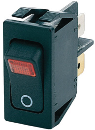 1555.3102, ROCKER; DPST; Положения:2; OFF-ON; 16A/250ВAC; черный; IP40; 100мОм, Marquardt