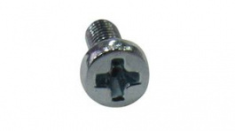 RND 610-00438 [200 шт], Cylindrical Cross-Head Screw, Machine/Pan Head, Phillips, PH1, M2.5, 6mm, Pack o, RND Components