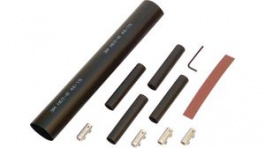 91-AHMC-6, Low Voltage InLine Joint Heat-Shrink Kit 3x 1.5mm_ - 4x 6mm_ 4.5:1 Black, 3M