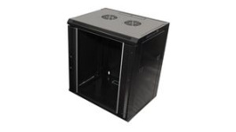 26990151, 19" Case, Wall Mount, 12U, Steel, Black, Value