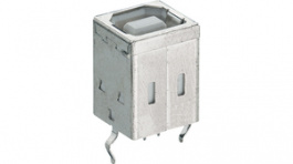 2411 01, USB 2.0 B connector, Socket, straight, Lumberg Connect