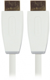 BBM34000W10, HDMI cable 1 m White, Bandridge